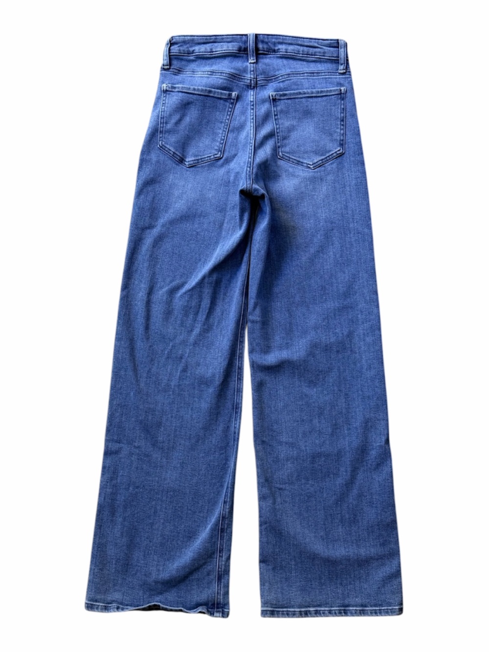 Quince Bella Stretch Wide Leg Blue Jeans. Seaside Blue. Women’s 26x32” inseam - Picture 7 of 8